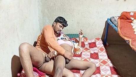 Indian Collage Boy & Ladyboy Shemale Morning Time Fully Romance