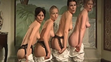 Sue Longhurst, Malou Cartwright, Berit Agedal, Inger Sundh, Vivi Rau, Marie-Louise Fors - What the Swedish Butler Saw (1975)